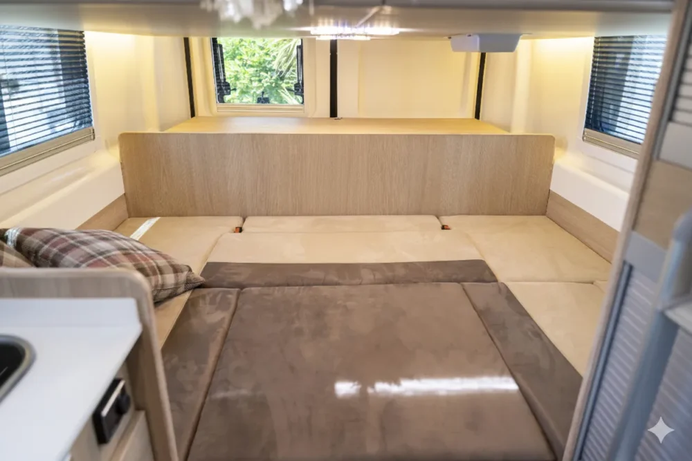 Cama adicional de ford transit camper 4x4